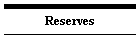 Reserves